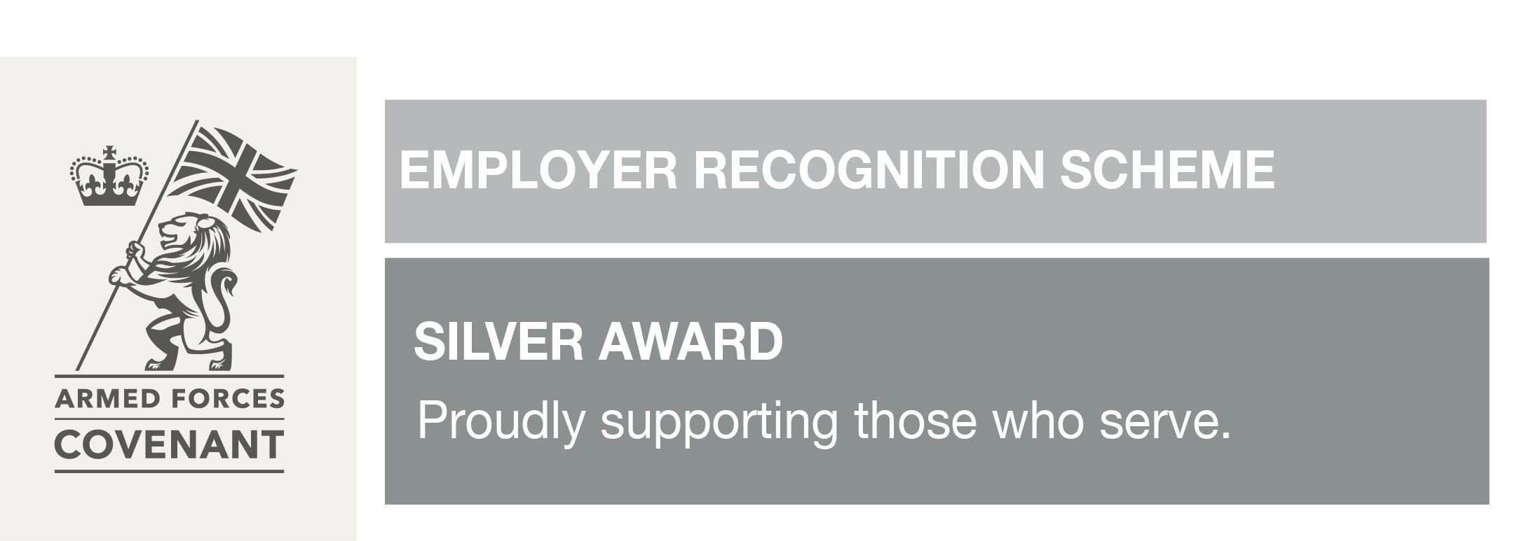 Armed Forces Covenant. Employer Recognition Scheme, Silver Award