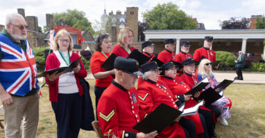 Celebrating 80 years of victory in Europe at RHC